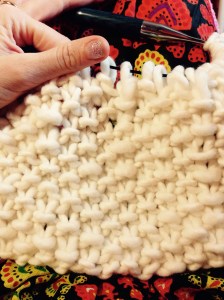 Knit with Burly Spun by Brown Sheep Company